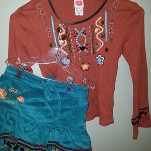 Girls "Lipstick" brand outfit